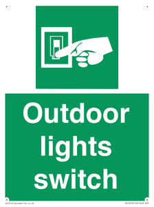 Outdoor lights switch